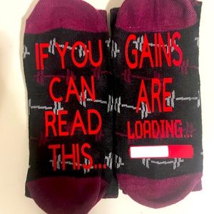 Socks with sayings!